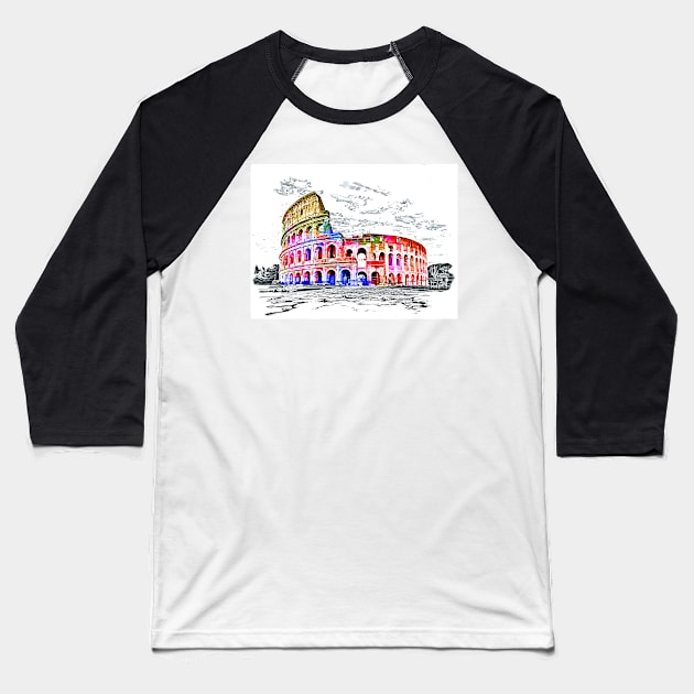 Colosseum Baseball T-Shirt by danieljanda